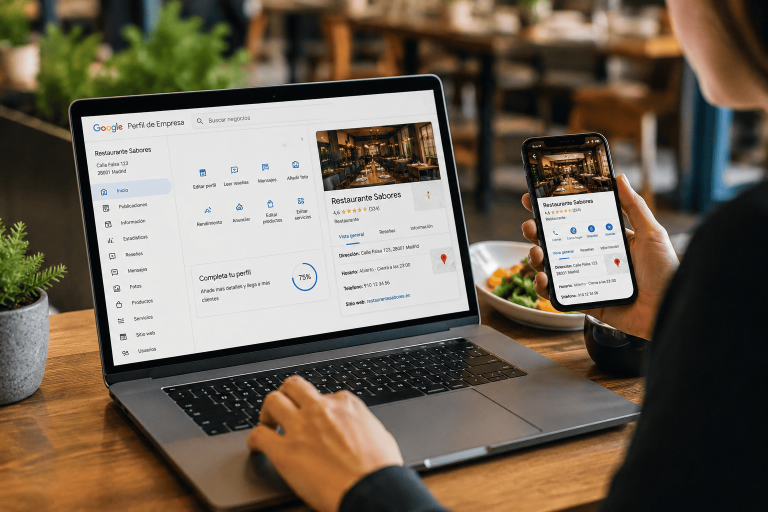 Google Business Profile para restaurantes