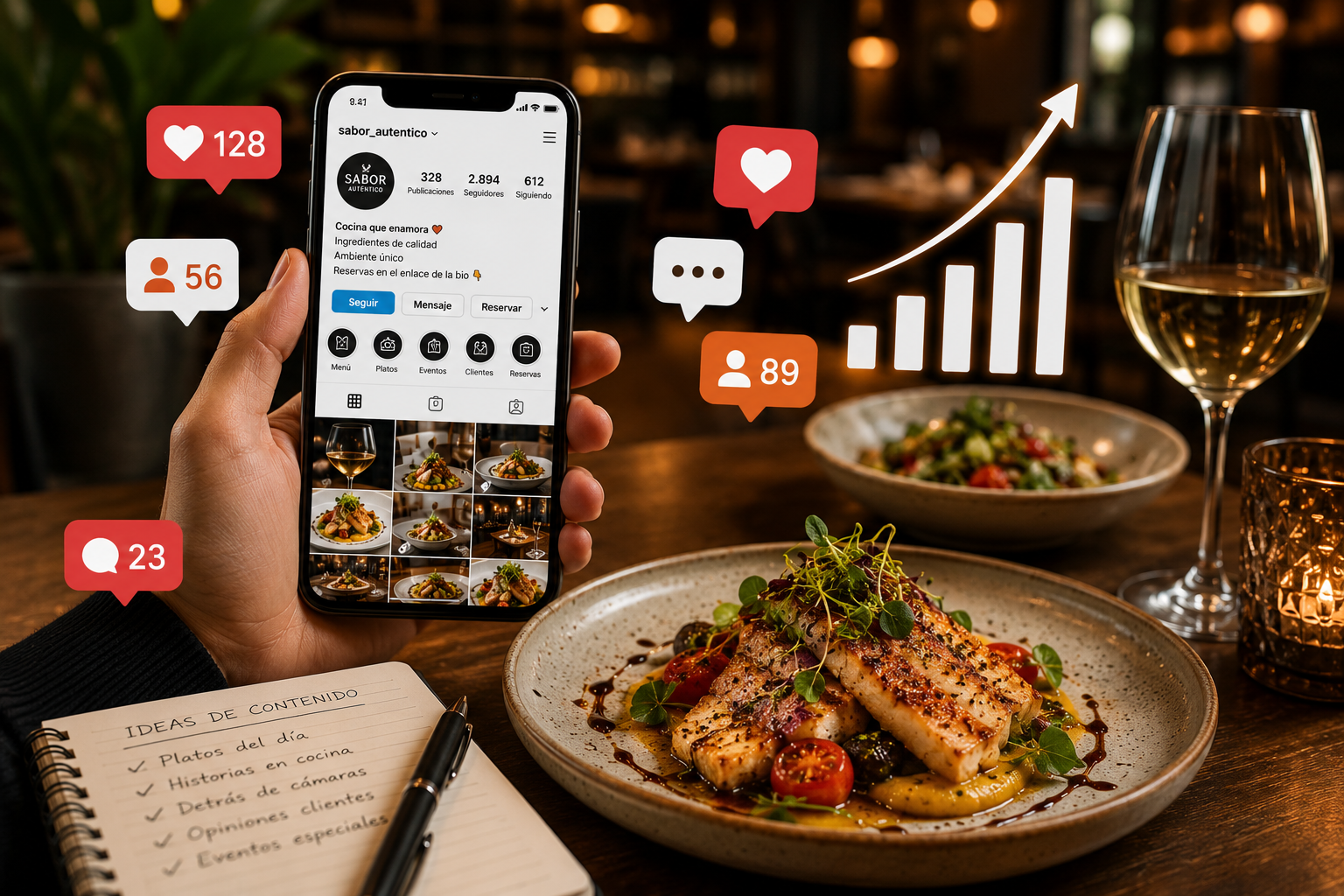 Instagram para restaurantes
